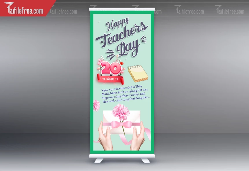 Mẫu Standee Ngày Nhà Giáo Việt Nam 20-11_NNG184