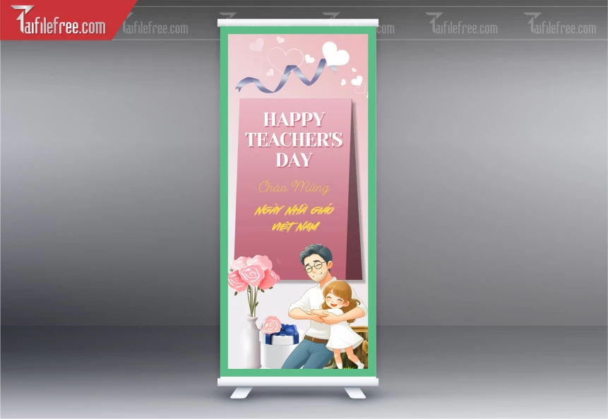 Mẫu Standee Ngày Nhà Giáo Việt Nam 20-11_NNG185