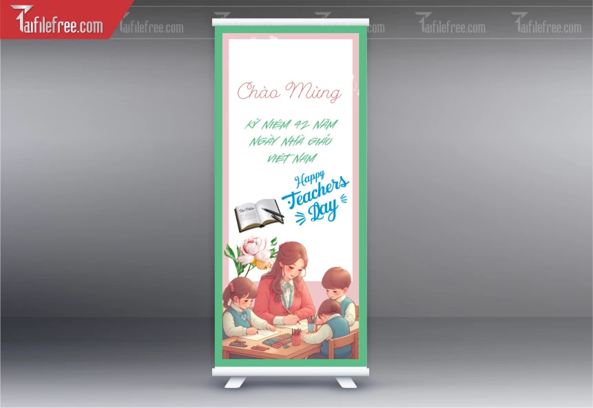 Mẫu Standee Ngày Nhà Giáo Việt Nam 20-11_NNG186