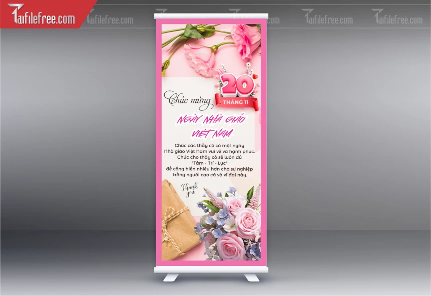 Mẫu Standee Ngày Nhà Giáo Việt Nam 20-11_NNG187