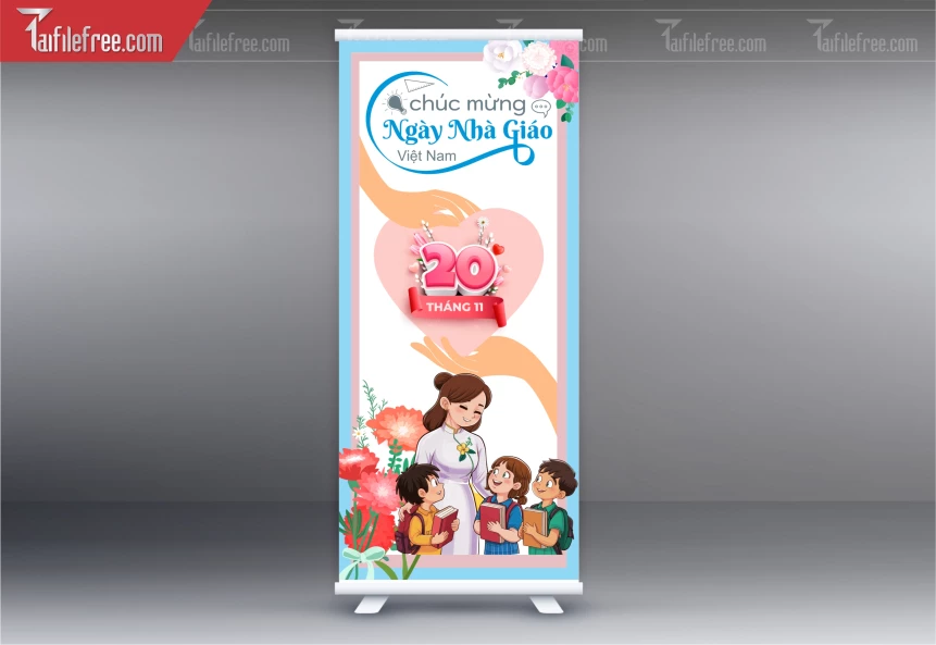 Mẫu Standee Ngày Nhà Giáo Việt Nam 20-11_NNG190