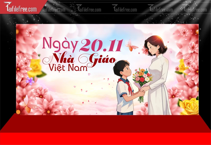 Phông Nền Ngày Nhà Giáo Việt Nam 20-11_NNG199