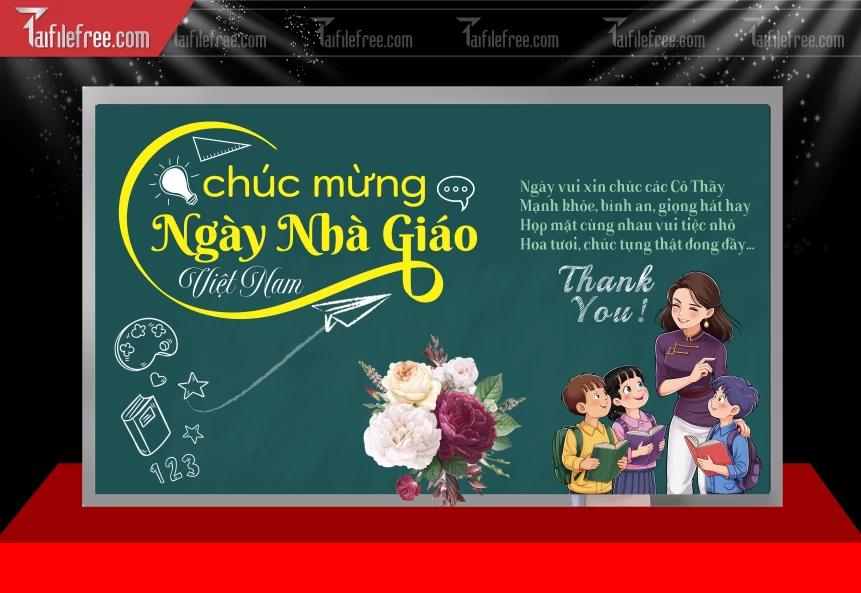 Mẫu Phông Nền Ngày Nhà Giáo Việt Nam 20-11_NNG234