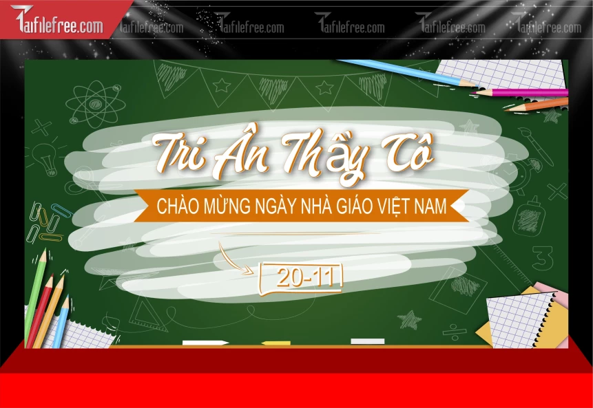 Mẫu Phông Nền Ngày Nhà Giáo Việt Nam 20-11_NNG236