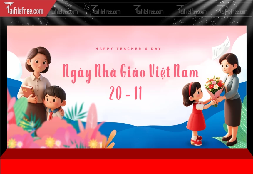 Mẫu Phông Nền Ngày Nhà Giáo Việt Nam 20-11_NNG249