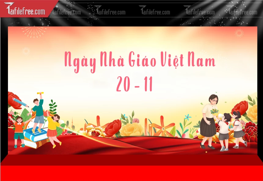 Mẫu Phông Nền Ngày Nhà Giáo Việt Nam 20-11_NNG252