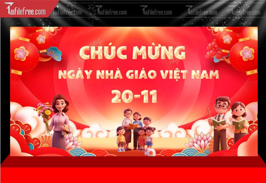 Mẫu Phông Nền Ngày Nhà Giáo Việt Nam 20-11_NNG253