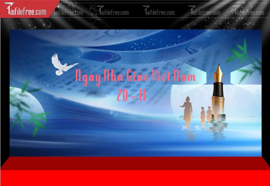 Mẫu Phông Nền Ngày Nhà Giáo Việt Nam 20-11_NNG257