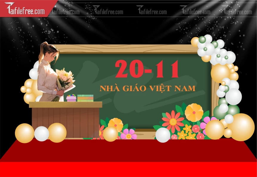 Mẫu Background Ngày Nhà Giáo Việt Nam 20-11_NNG266