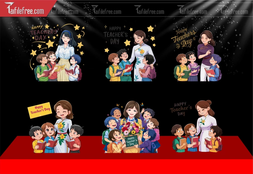 Mẫu Mô Hình Trang Trí Ngày Nhà Giáo Việt Nam 20-11_NNG272