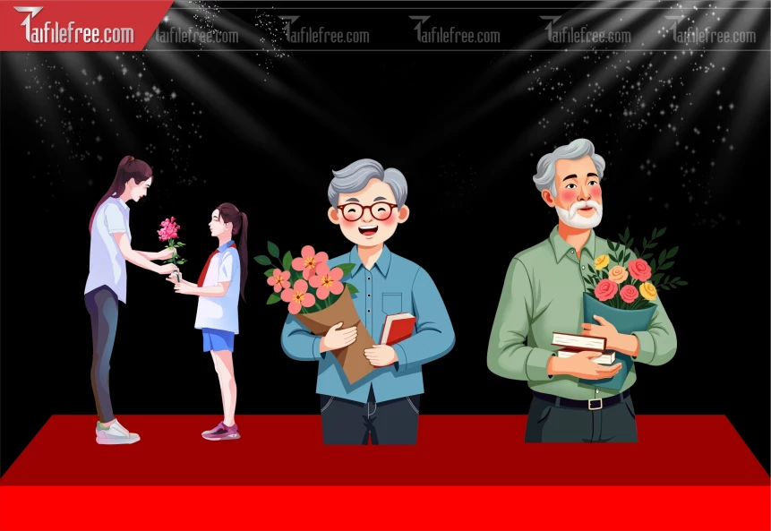 Mẫu Mô Hình Trang Trí Ngày Nhà Giáo Việt Nam 20-11_NNG275