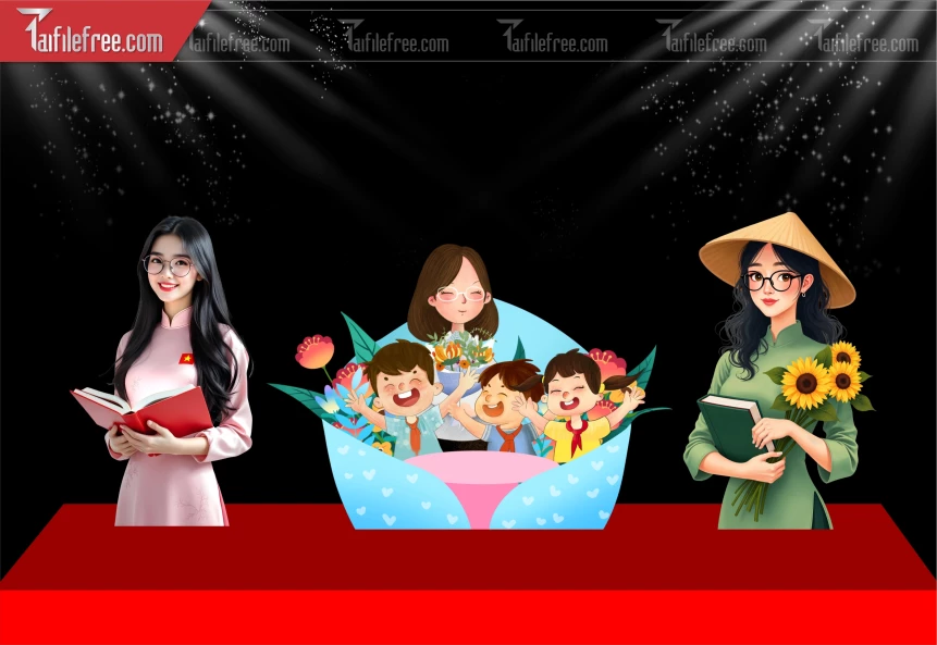 Mẫu Mô Hình Trang Trí Ngày Nhà Giáo Việt Nam 20-11_NNG276