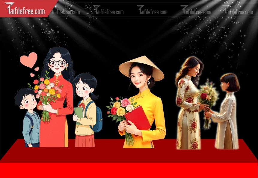 Mẫu Mô Hình Trang Trí Ngày Nhà Giáo Việt Nam 20-11_NNG277