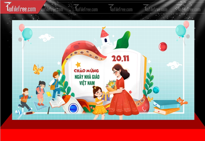 Mẫu Background Ngày Nhà Giáo Việt Nam 20-11_NNG281