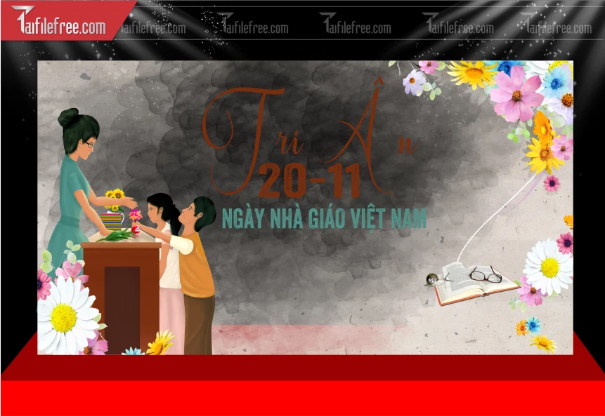 Mẫu Background Ngày Nhà Giáo Việt Nam 20-11_NNG285