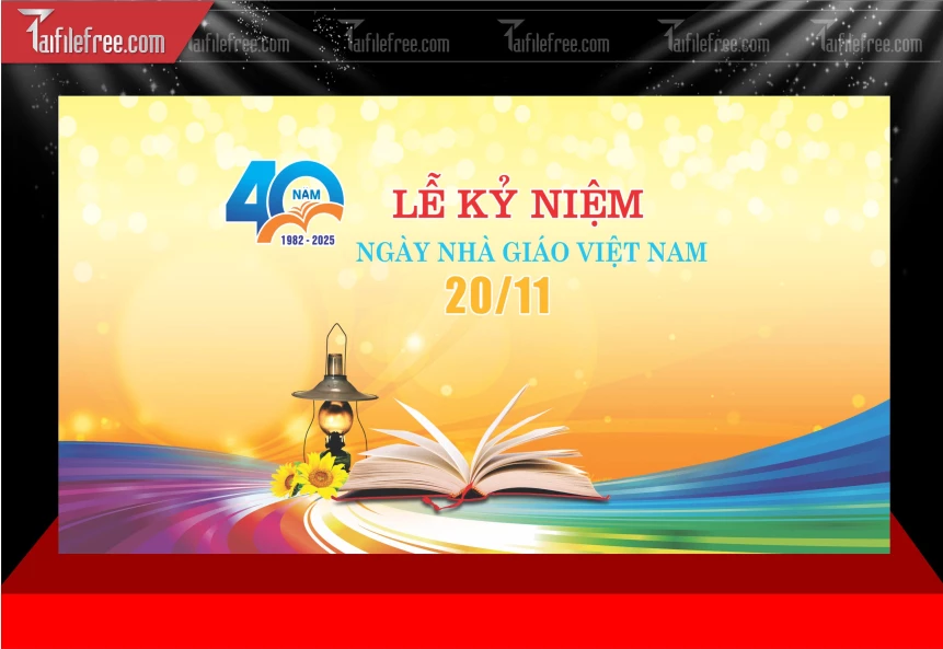 Maket Phông Nền Sân Khấu Kỷ Niệm Ngày Nhà Giáo Việt Nam 20-11_NNG288