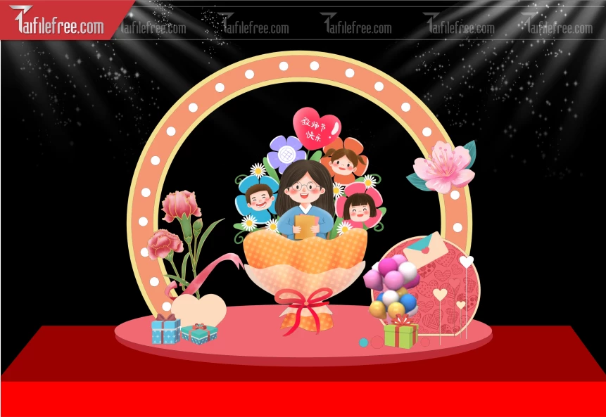 Maket Background Sân Khấu Kỷ Niệm Ngày Nhà Giáo Việt Nam 20-11_NNG325