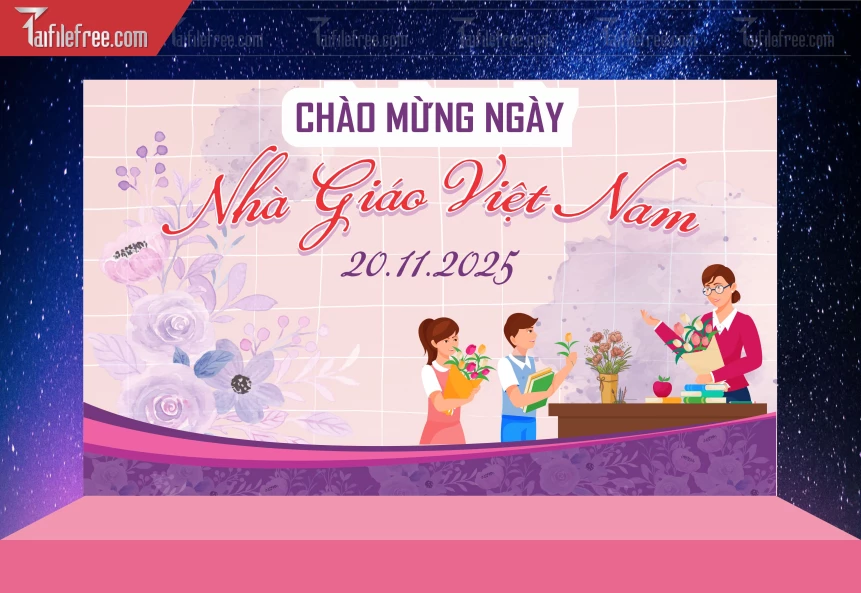 Background Ngày Nhà Giáo Việt Nam 20-11_NNG50