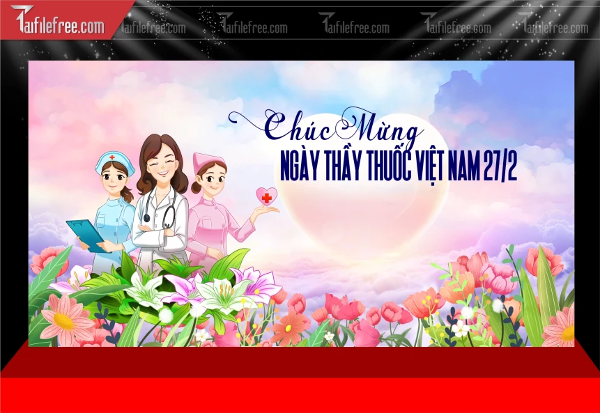 Background Phông Nền Chúc Mừng Ngày Thầy Thuốc Việt Nam_NTT50