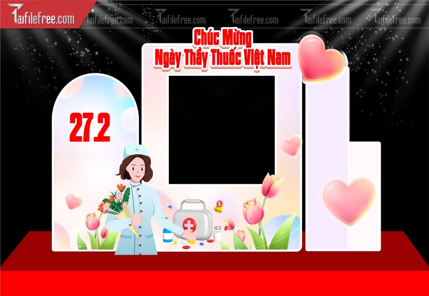 Background Phông Nền Chúc Mừng Ngày Thầy Thuốc Việt Nam_NTT52