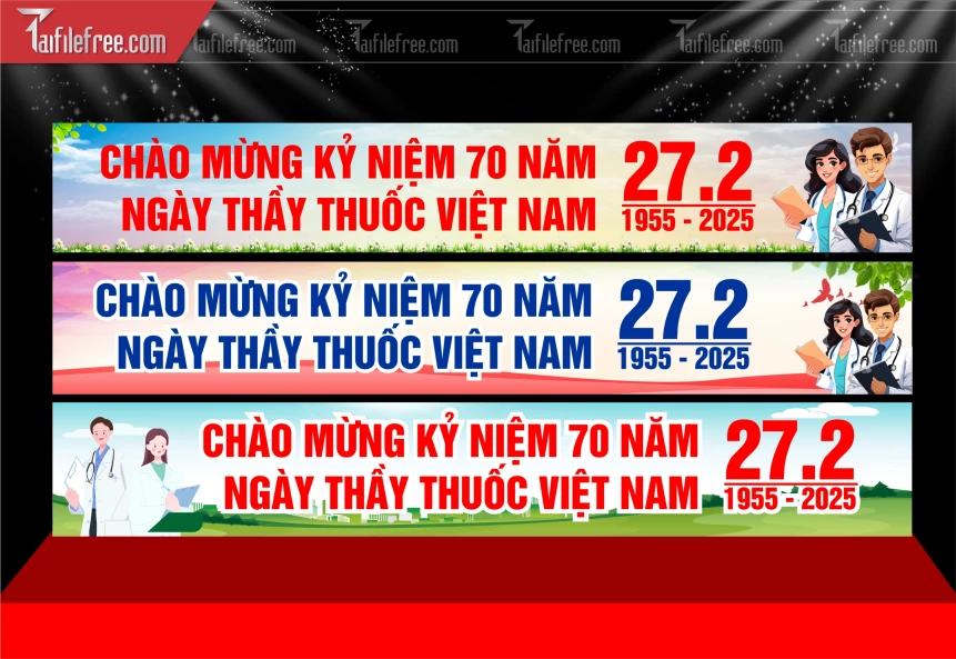 Mẫu Băng Rôn Chúc Mừng Ngày Thầy Thuốc Việt Nam_NTT55