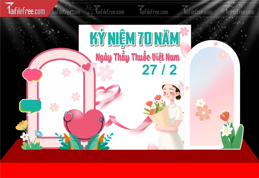 Background Chúc Mừng Ngày Thầy Thuốc Việt Nam_NTT60