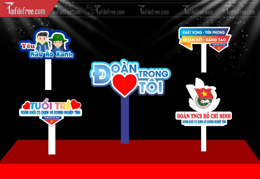 Hastag Cầm Tay Chủ Đề Đoàn Thanh Niên_HTT60