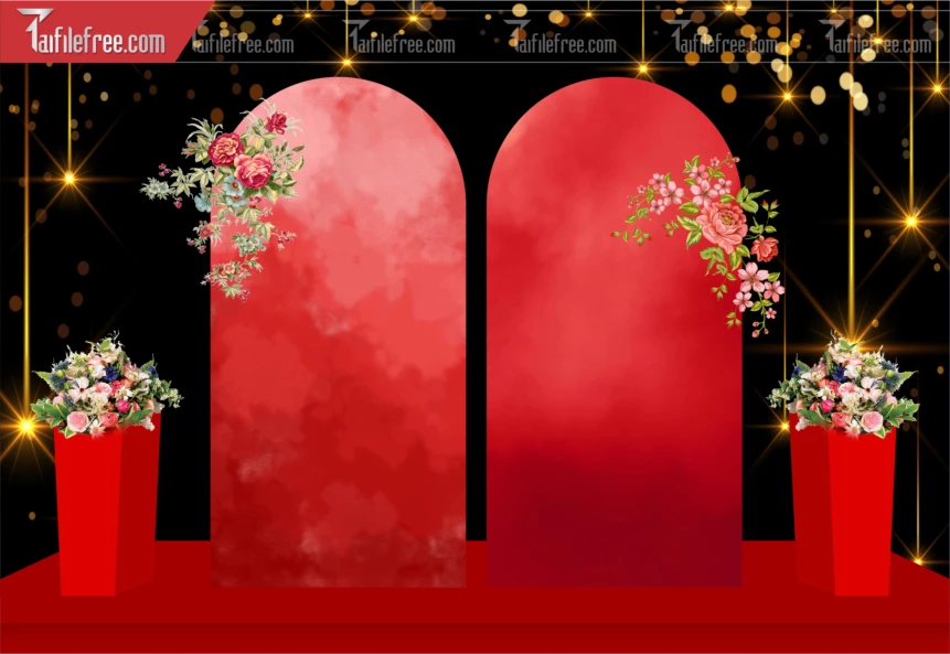 Mẫu Trang Trí Backdrop Đám Cưới Đẹp PDC156