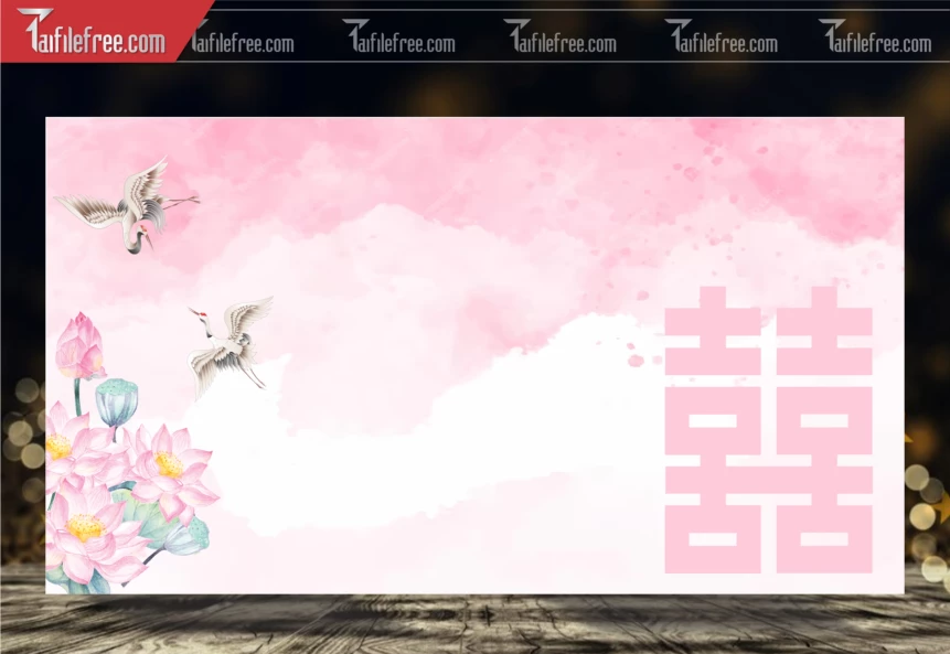 Phông Đám Cưới Tông Hồng_PDC170