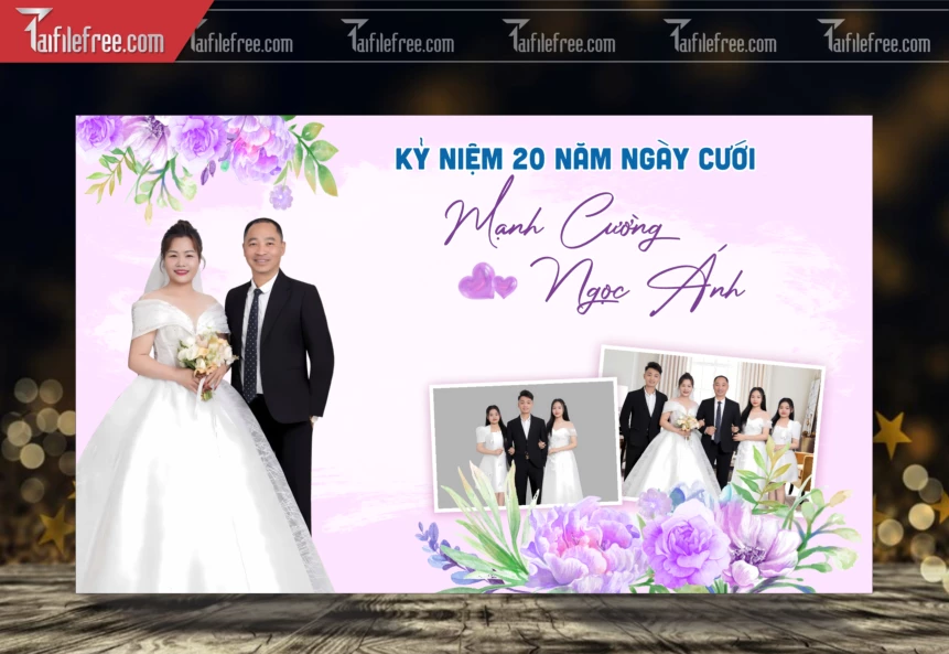 Phông Trang Trí Kỷ Niệm Ngày Cưới_PDC174