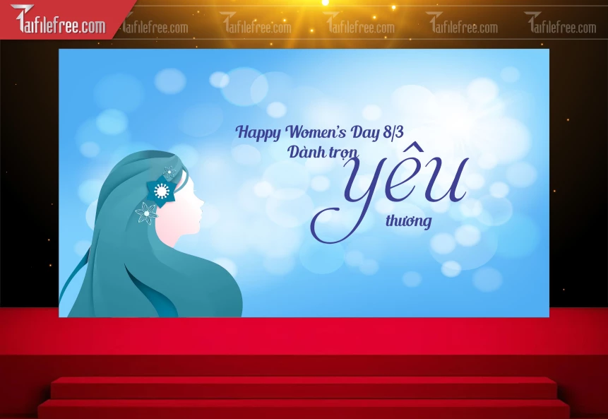 Background Ngày Quốc Tế Phụ Nữ 8/3_PN107