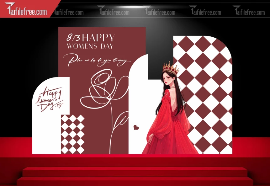 Background Ngày Quốc Tế Phụ Nữ 8/3_PN108