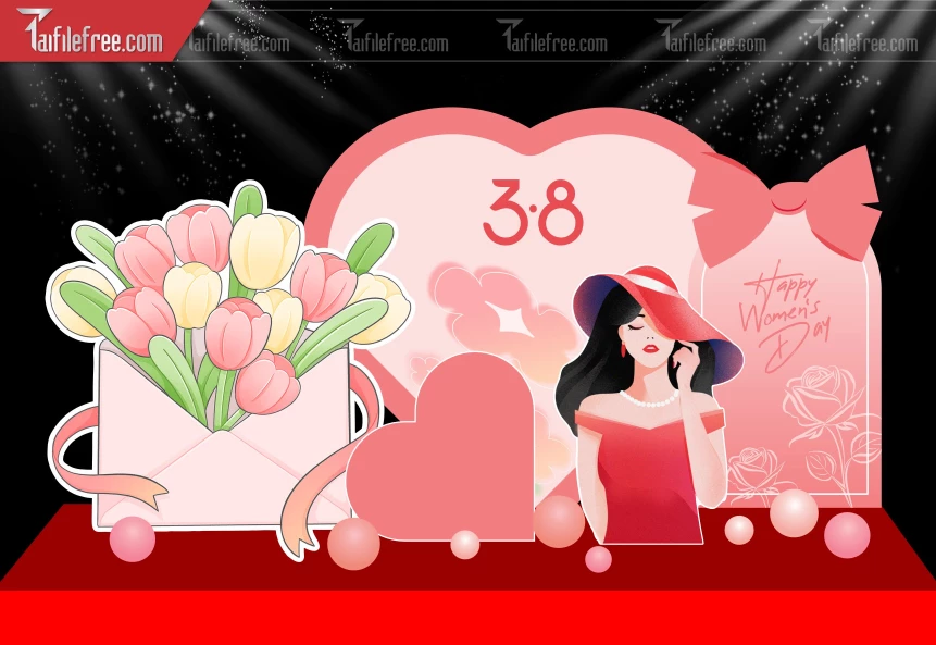 Background Ngày Quốc Tế Phụ Nữ 8/3_PN196