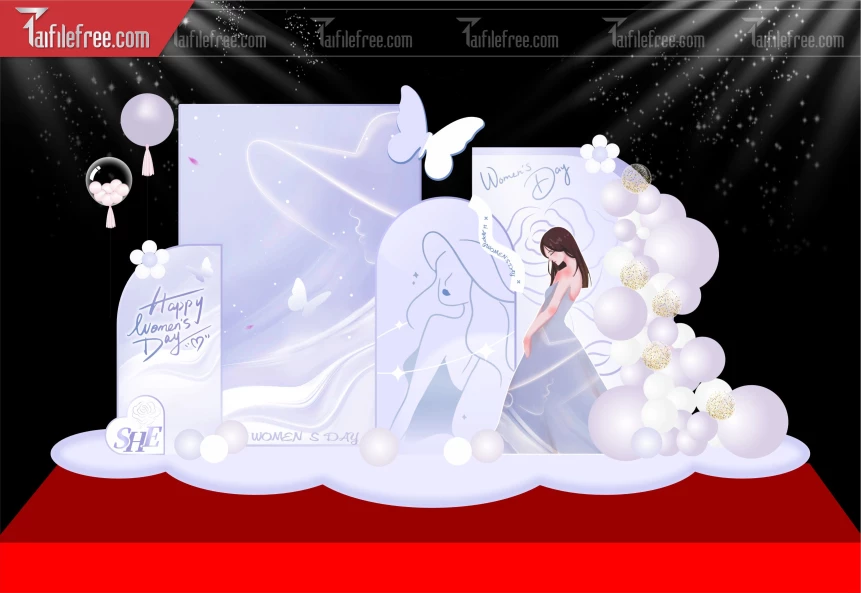 Background Ngày Quốc Tế Phụ Nữ 8/3_PN198