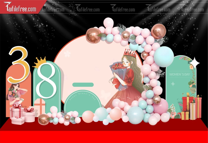 Background Ngày Quốc Tế Phụ Nữ 8/3_PN200