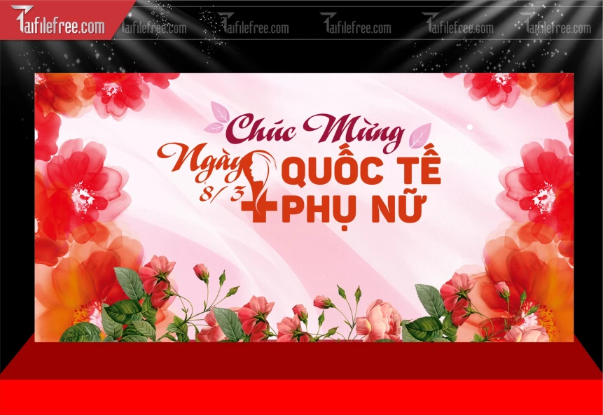 Background Ngày Quốc Tế Phụ Nữ 8/3_PN204