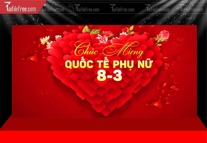Background Ngày Quốc Tế Phụ Nữ 8/3_PN205