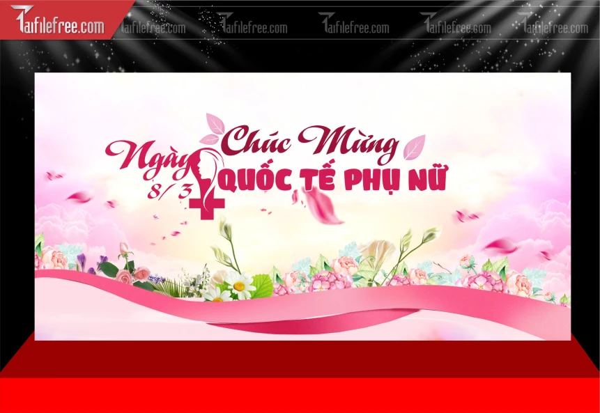 Background Ngày Quốc Tế Phụ Nữ 8/3_PN206