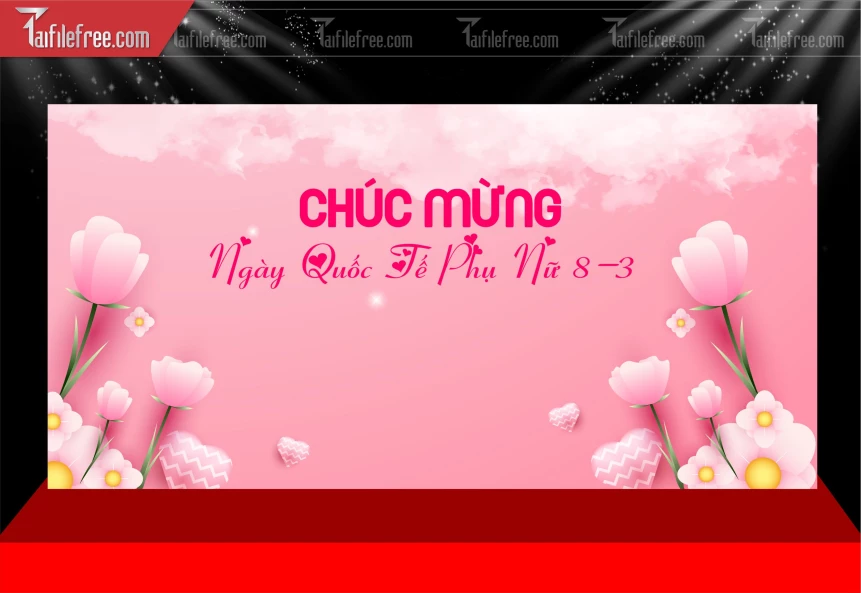 Background Ngày Quốc Tế Phụ Nữ 8/3_PN210