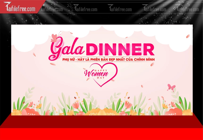 Background Ngày Quốc Tế Phụ Nữ 8/3_PN211