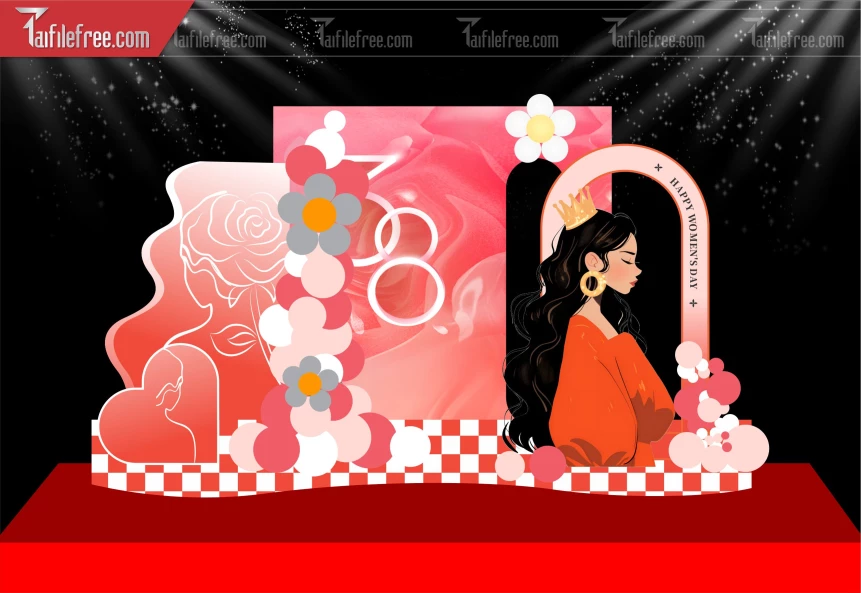 Background Ngày Phụ Nữ Việt Nam 8/3_PN225