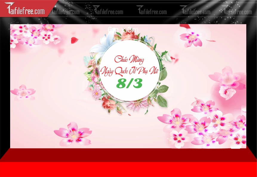 Phông Nền Ngày Phụ Nữ Việt Nam 8/3._PN229