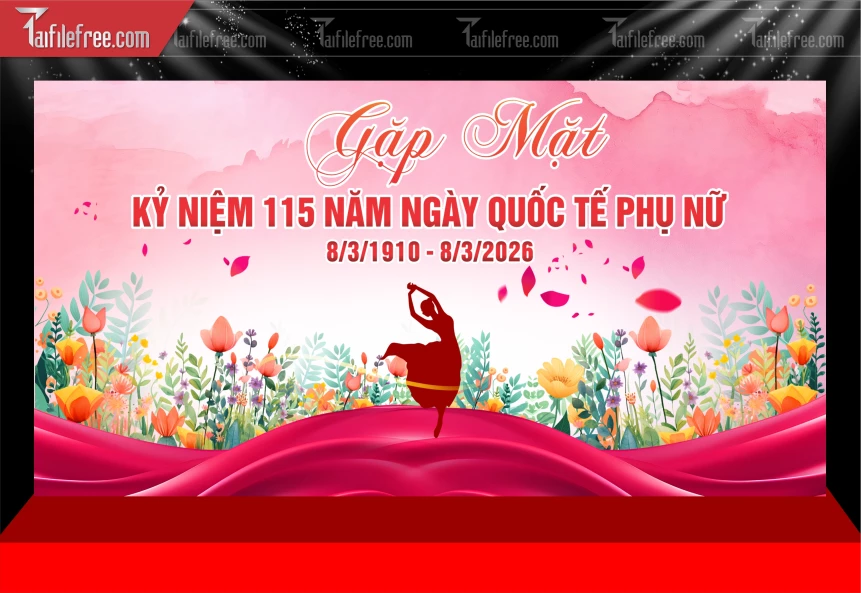 Phông Nền Ngày Phụ Nữ Việt Nam 8/3._PN230