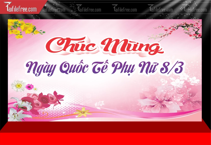 Phông Nền Ngày Phụ Nữ Việt Nam 8/3._PN231