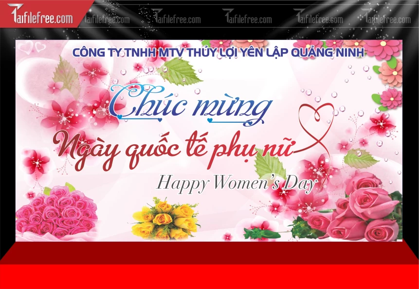 Phông Nền Ngày Phụ Nữ Việt Nam 8/3._PN233