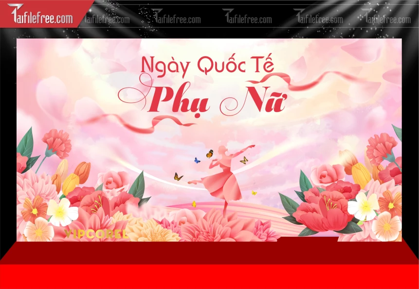 Phông Nền Ngày Phụ Nữ Việt Nam 8/3._PN235