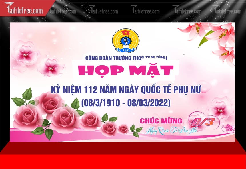 Phông Nền Ngày Phụ Nữ Việt Nam 8/3._PN239