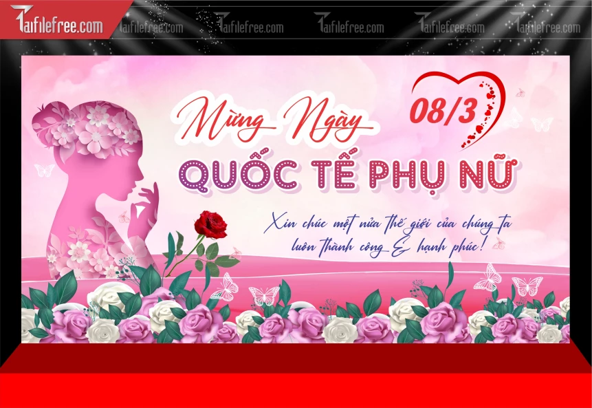 Phông Nền Ngày Phụ Nữ Việt Nam 8/3._PN240