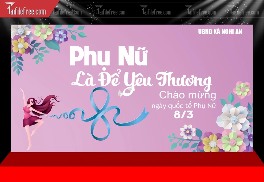 Phông Nền Ngày Phụ Nữ Việt Nam 8/3._PN241
