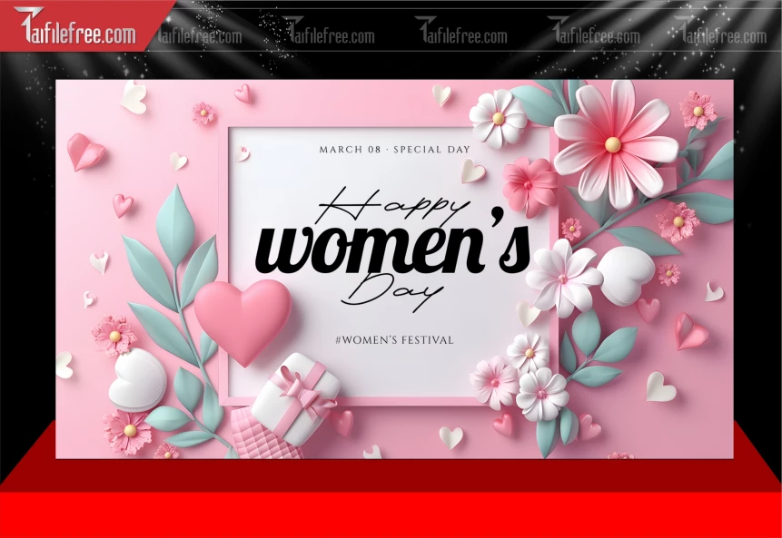 Mẫu Phông Nền Ngày Phụ Nữ Việt Nam 8/3._PN245